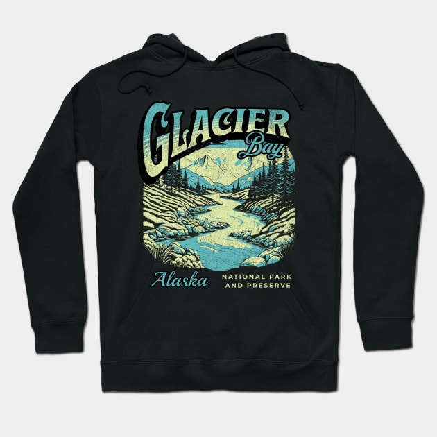 Glacier Bay National Park Hoodie by Mr A.B